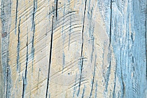 Blue white painted weathered wood texture background