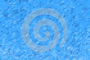 blue and white Pixel mosaic texture background