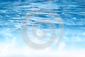 Blue and white pool water background