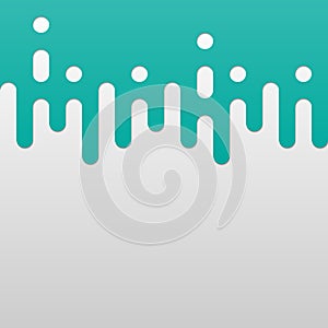 Blue and white rounded lines halfton abstract background, vector photo