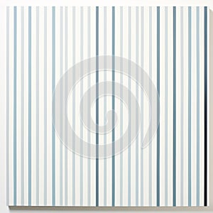 Blue And White Striped Lines: A Loretta Lux Inspired Large-scale Painting