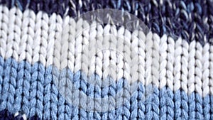 Blue and white sweater pattern for Christmas or winter design.