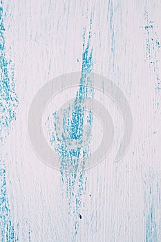 Blue and white wood texture and background for design. Old painted wood in white and blue.