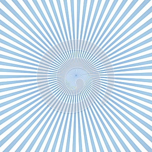 Blue and whiteSun Sunburst Pattern vector eps10. Sunburst blue background