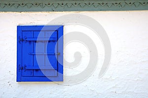 Blue window