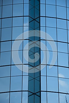 Blue Windows on a building