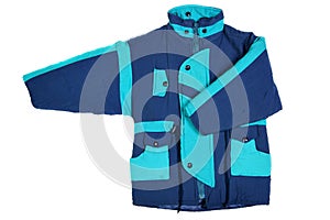 Blue winter jacket