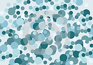 Blue winter vector wallpaper. Colorful shades lenses. Festive hand drawn illustration backdrop.