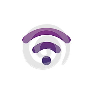 Blue Wireles signal. Icon. Wifi Vector illustration. Stock vector illustration isolated on white background