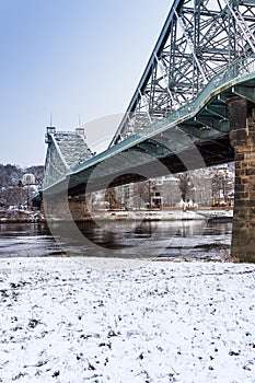 Blue Wonder bridge Dresden / Blaues Wunder photo