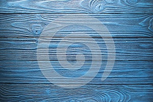 Blue wood background and wood texture
