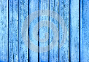 Blue wood board texture
