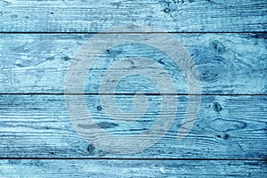 Blue wood detail background for text.Blank of wooden grunge