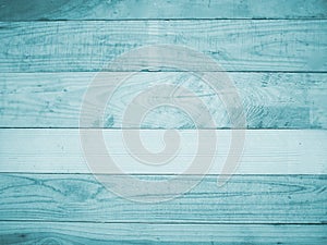 Blue wood texture background surface with natural pattern. Rustic wooden table top view.