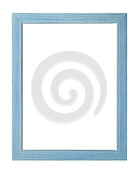 Blue wooden frame