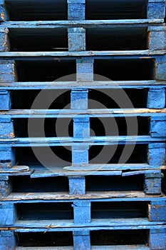 Blue Wooden Pallets