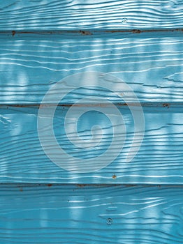 Blue wooden wall