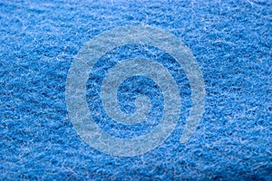 Blue woolen fabric