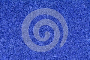 Blue woolen fabric texture background, close up