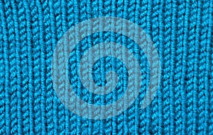 Blue woolen texture