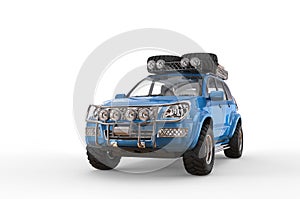 Blue 4x4 SUV