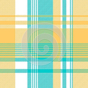 Blue yellow light color check tablecloth seamless pattern