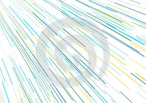 Blue yellow minimal lines abstract futuristic tech background