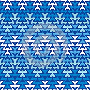 Blue Zigzag