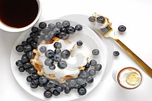Blueberries for breakfast