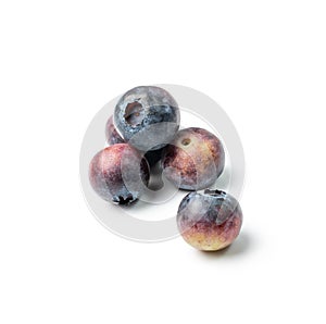 Blueberries, Huckleberry Isolated