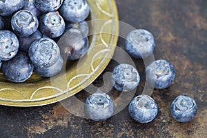 Blueberries natural antioxidant healthy snack food