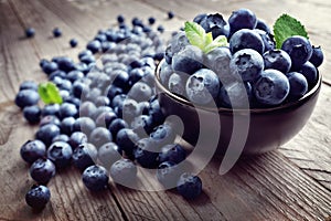 Blueberry antioxidant organic superfood photo