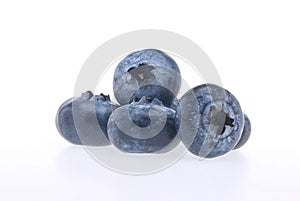 Blueberry. Blueberries in bowl isolated isolated on white background. With clipping path.