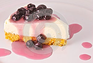 Blueberry cheese pie