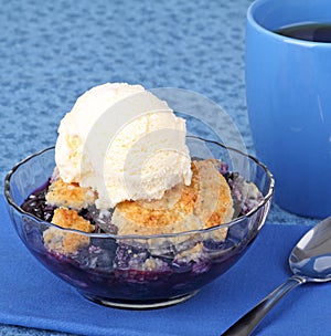 Blueberry Cobbler Dessert photo