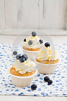 Blueberry cupcakes