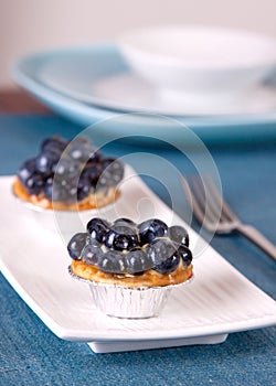 Blueberry Custard Tart