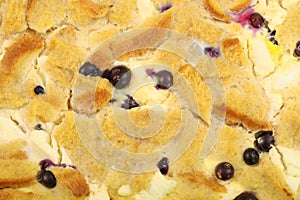 Blueberry french toast background