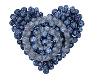 Blueberry heart