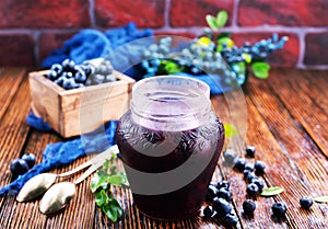 Blueberry jam photo