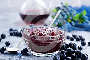 Blueberry jam photo