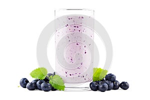 Blueberry milkshake