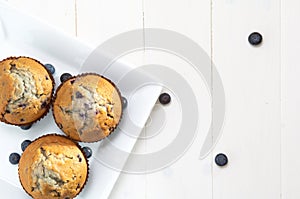 Blueberry muffins