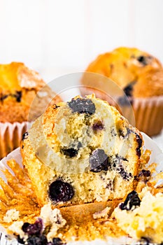 Blueberry Muffins with Fresh Blueberries