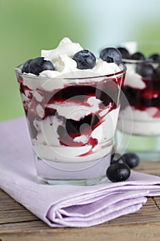 Blueberry parfait