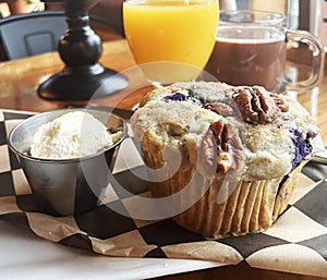 Blueberry Pecan Muffin