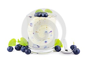 Blueberry pudding