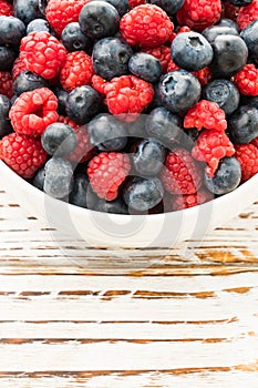 Blueberry and Rasberry fruit