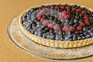 Blueberry Raspberry Fruit Tart