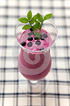 Blueberry smoothie